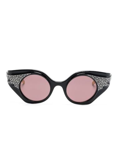 Lunettes de soleil à ornements en cristal - Gucci Eyewear - Modalova