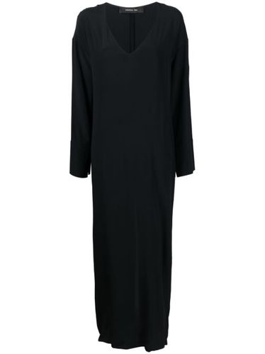 Robe longue à col v - Federica Tosi - Modalova