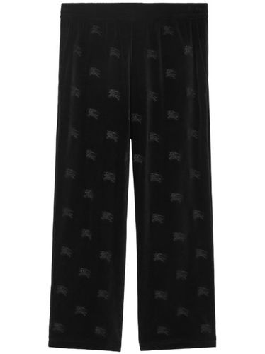 Pantalon de jogging en velours à motif EKD - Burberry - Modalova