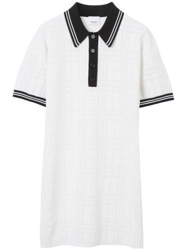 Robe-polo à bords rayés - Burberry - Modalova