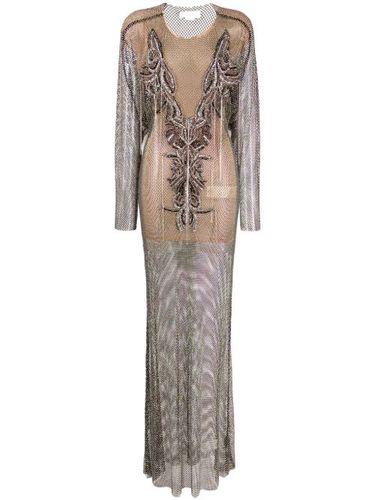 Robe longue à ornements en cristal - Genny - Modalova