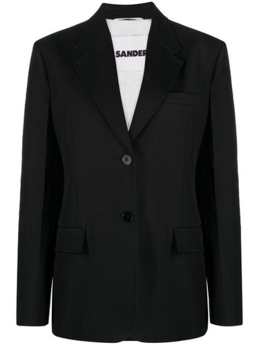 Blazer en coton à simple boutonnage - Jil Sander - Modalova