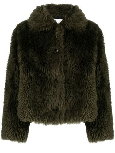 Veste en laine à design tissé - Yves Salomon - Modalova