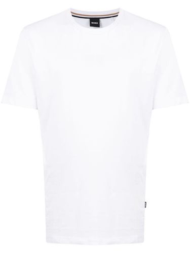 T-shirt en coton à logo imprimé - BOSS - Modalova