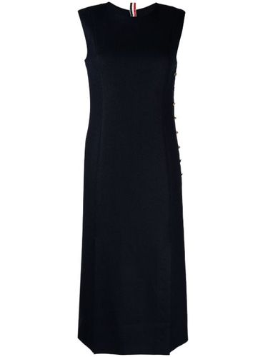 Robe évasée en laine à coupe mi-longue - Thom Browne - Modalova