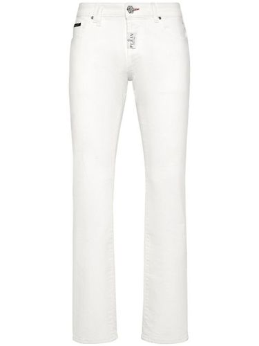 Jean droit à taille basse - Philipp Plein - Modalova