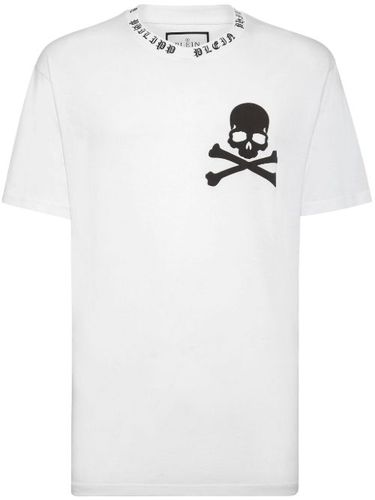 T-shirt en coton à imprimé tête de mort - Philipp Plein - Modalova
