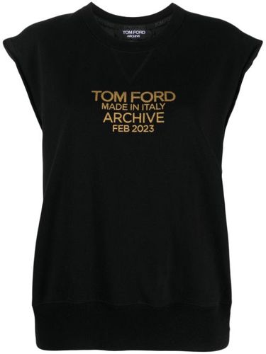T-shirt en coton à logo imprimé - TOM FORD - Modalova