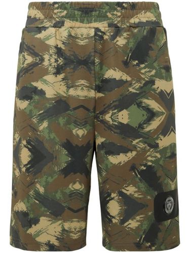 Short élastiqué à patch logo - Plein Sport - Modalova