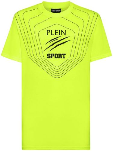 T-shirt en coton à logo imprimé - Plein Sport - Modalova