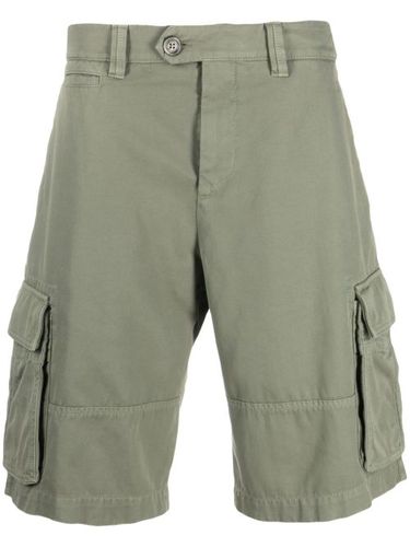 Short cargo en coton à empiècements - Brunello Cucinelli - Modalova