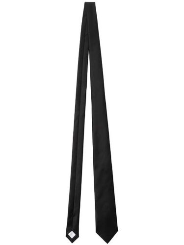 Cravate à patch logo - Burberry - Modalova