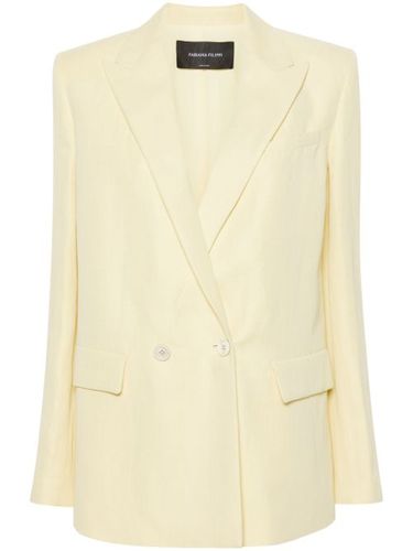 Blazer croisé à revers pointus - Fabiana Filippi - Modalova