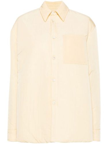 Veste boutonnée à effet froissé - Fabiana Filippi - Modalova