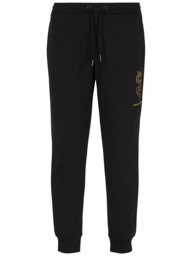 Pantalon de jogging à motif dragon brodé - Armani Exchange - Modalova