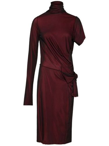 Robe mi-longue asymétrique à fronces - Maison Margiela - Modalova