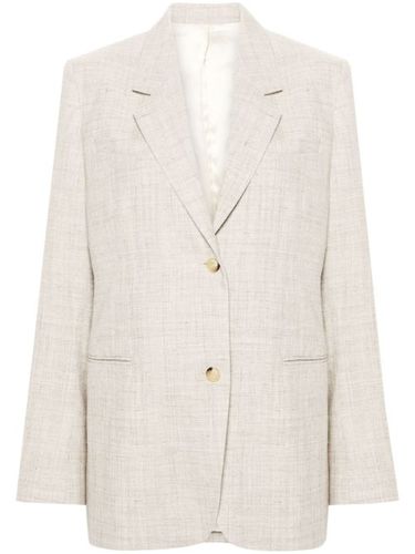 Blazer en serge à simple boutonnage - TOTEME - Modalova