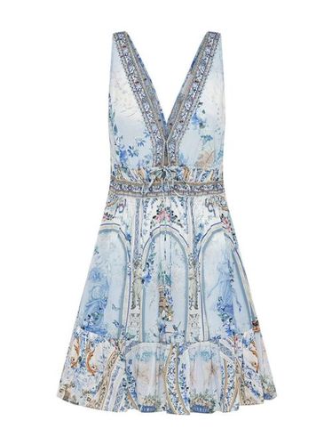 Robe courte à taille froncée - Camilla - Modalova