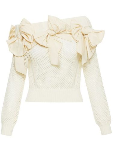 Pull à détail de nœud - Oscar de la Renta - Modalova