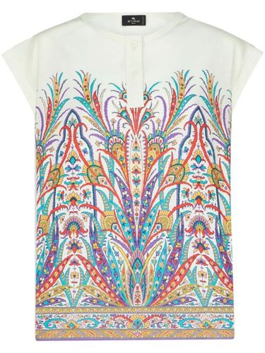 T-shirt à logo imprimé - ETRO - Modalova