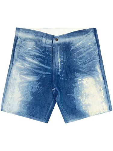 Short D-Shorty-Fse à effet superposé - Diesel - Modalova