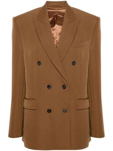 Blazer en laine vierge à boutonnière croisée - WARDROBE.NYC - Modalova