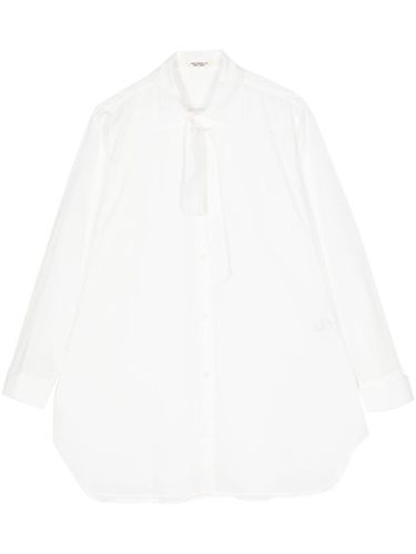 Chemise en coton à col lavallière - Yohji Yamamoto - Modalova