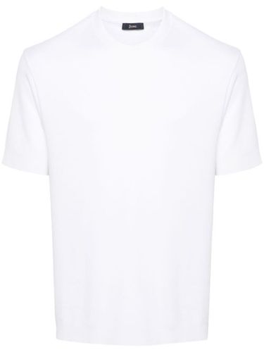 T-shirt en coton à plaque logo - Herno - Modalova