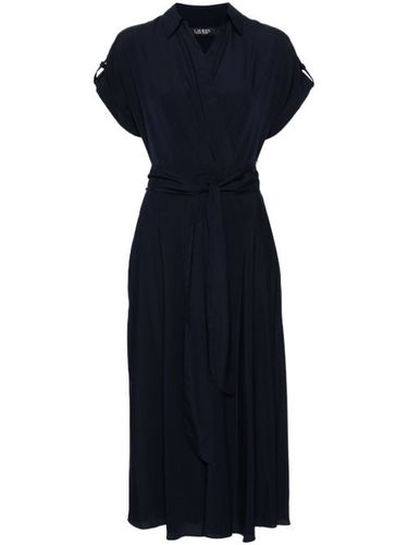 Robe mi-longue à col v - Lauren Ralph Lauren - Modalova