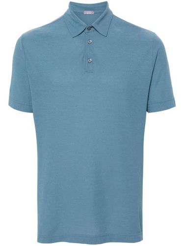 Zanone polo fin en coton - Bleu - Zanone - Modalova
