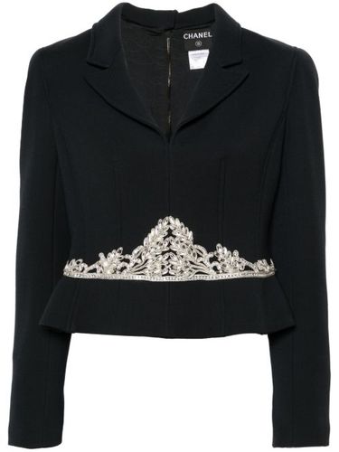 Blazer en laine à épaulettes (2002) - CHANEL Pre-Owned - Modalova