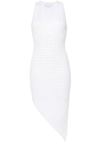 Robe mi-longue nervurée à empiècements - Genny - Modalova