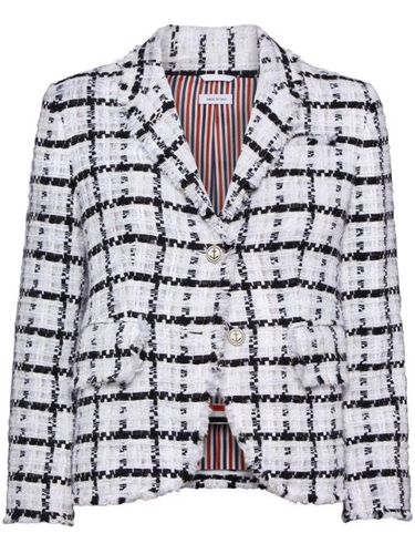 Blazer à carreaux - Thom Browne - Modalova