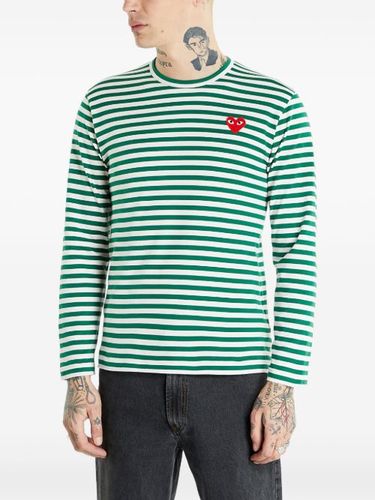 T-shirt en coton à patch logo - Comme Des Garçons Play - Modalova