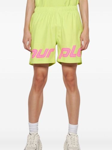 Short de bain All Round à logo imprimé - Purple Brand - Modalova