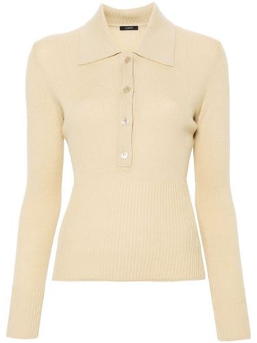 Polo nervuré en laine - JOSEPH - Modalova