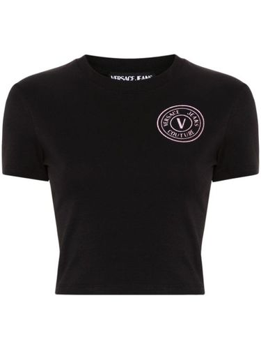 T-shirt à paillettes - Versace Jeans Couture - Modalova