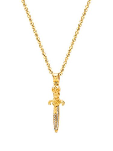 Collier à pendentif tête de mort - Nialaya Jewelry - Modalova