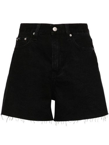 Short en jean à taille haute - Calvin Klein Jeans - Modalova