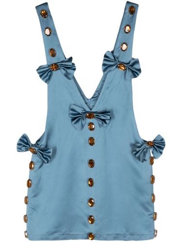 Robe courte à ornements en cristal - Loulou - Modalova