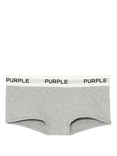Culotte à bande logo - Purple Brand - Modalova