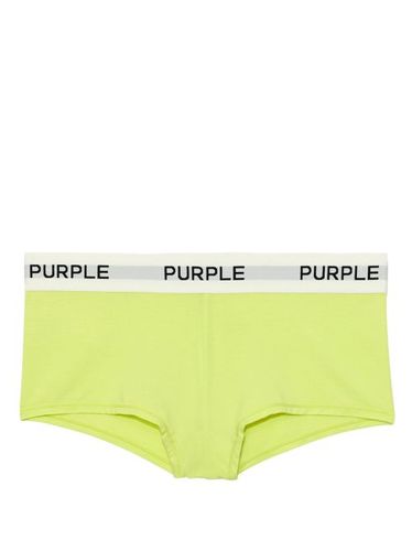 Culotte à bande logo - Purple Brand - Modalova