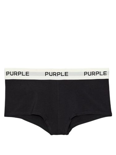 Culotte à bande logo - Purple Brand - Modalova