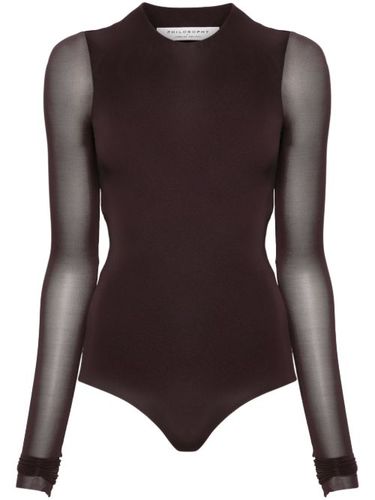 Body à manches transparentes - Philosophy Di Lorenzo Serafini - Modalova