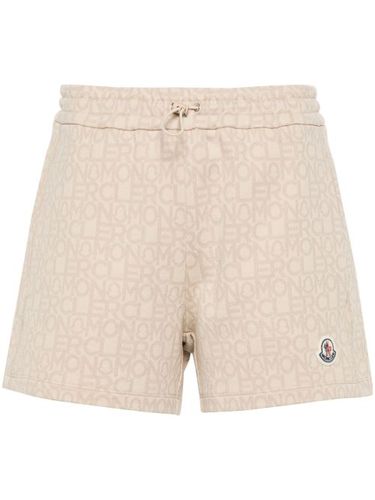 Short à motif monogrammé en jacquard - Moncler - Modalova