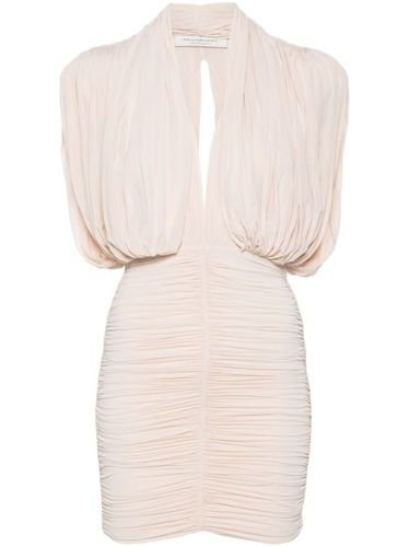 Robe courte à design drapé - Philosophy Di Lorenzo Serafini - Modalova