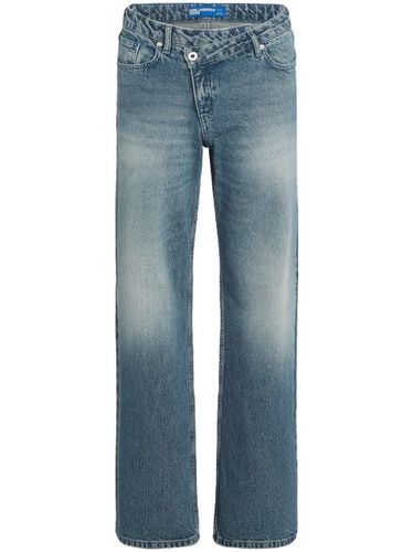 Jean droit à taille mi-haute - Karl Lagerfeld Jeans - Modalova