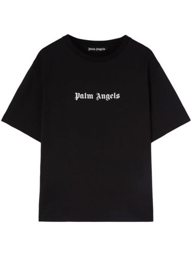 T-shirt en coton à logo imprimé - Palm Angels - Modalova
