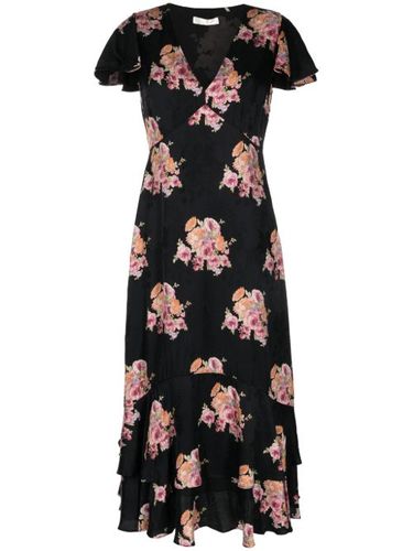 Robe mi-longue Elowen à fleurs - LoveShackFancy - Modalova