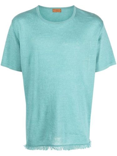 Alanui t-shirt léger en lin - Bleu - Alanui - Modalova